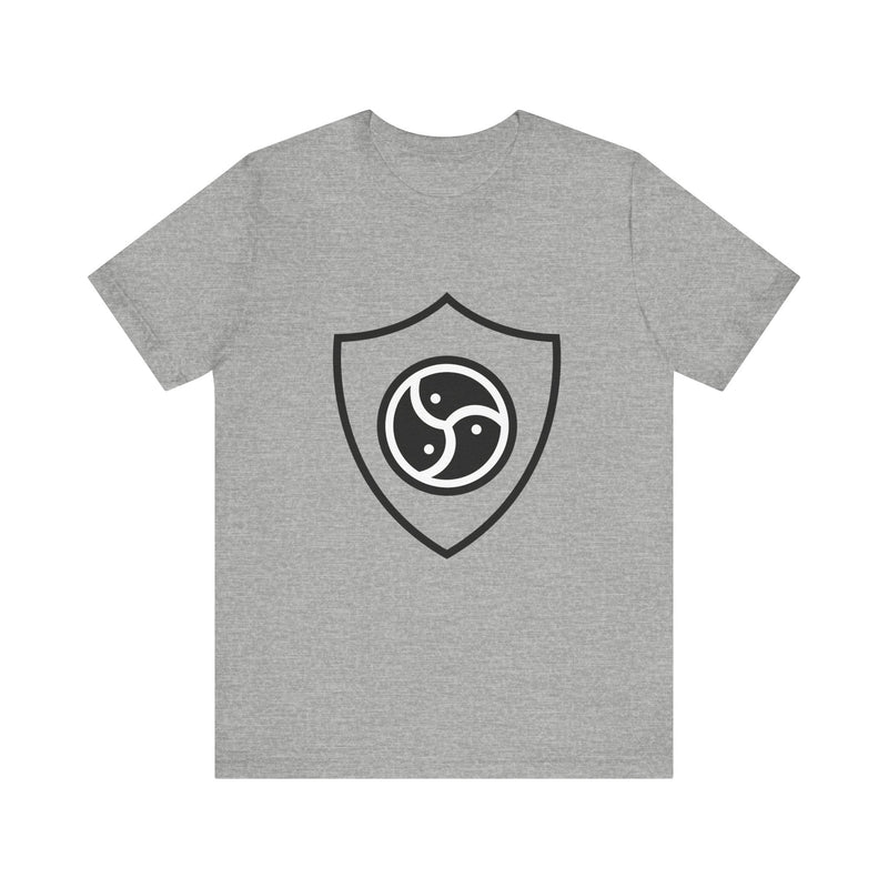 Dom Shield Unisex Tee - BDSM Lifestyle Dominant Symbol Shirt
