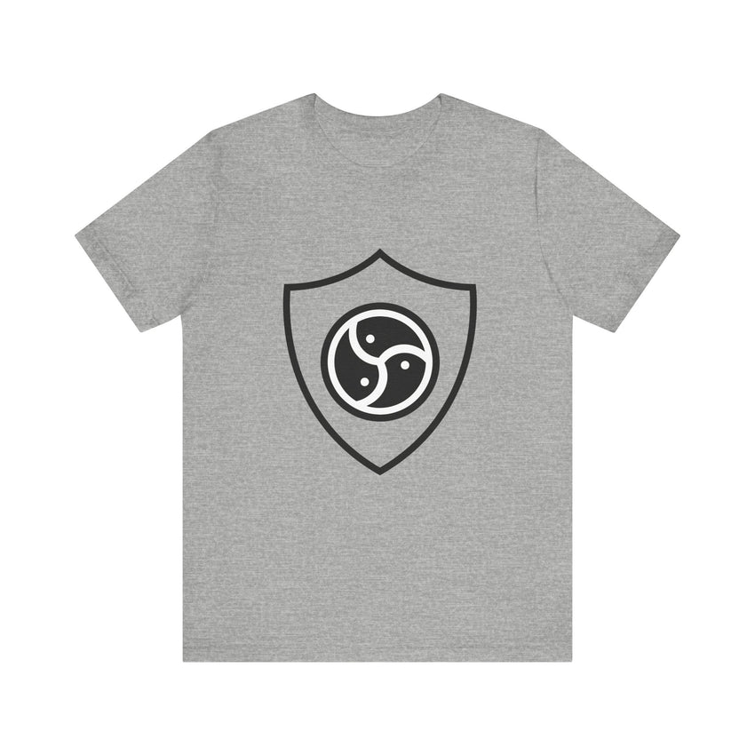 Dom Shield Unisex Tee - BDSM Lifestyle Dominant Symbol Shirt