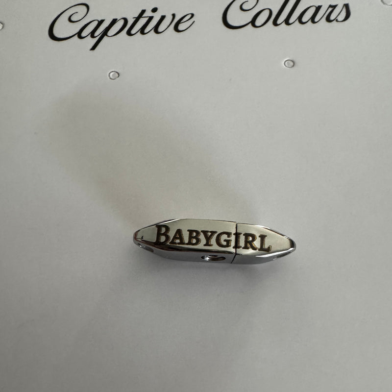 Engraved 'Babygirl' Captive Lock™