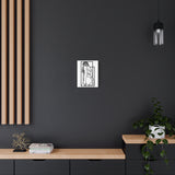 Minimalist BDSM Line Art Framed Canvas | Modern Dominance & Submission Wall Art | Bedroom Decor
