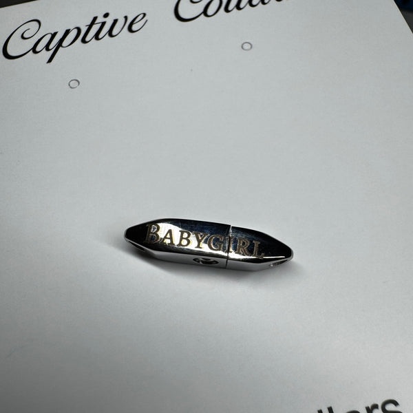 Engraved 'Babygirl' Captive Lock™