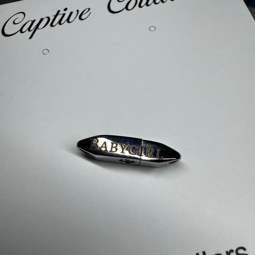 Engraved 'Babygirl' Captive Lock™