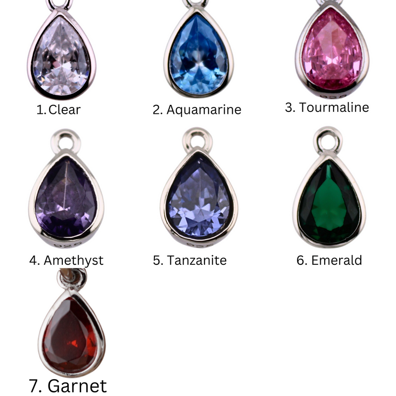 Teardrop Gemstone O