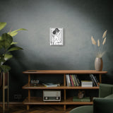 Minimalist Erotic Line Art Framed Canvas | Sensual Couple Wall Art | Modern Bedroom Décor