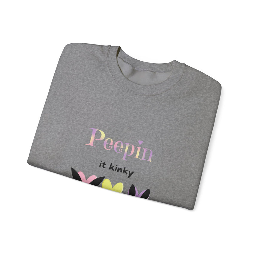 Peep it Kinky Sweatshirt Easter BDSM Sexy Shirt