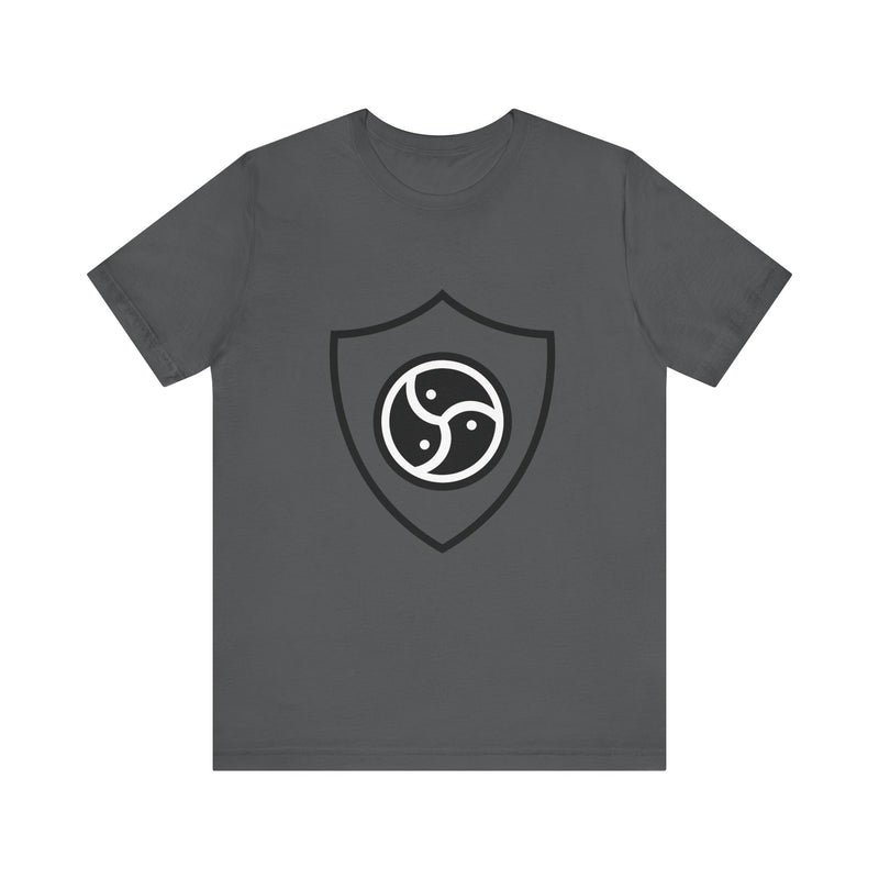 Dom Shield Unisex Tee - BDSM Lifestyle Dominant Symbol Shirt