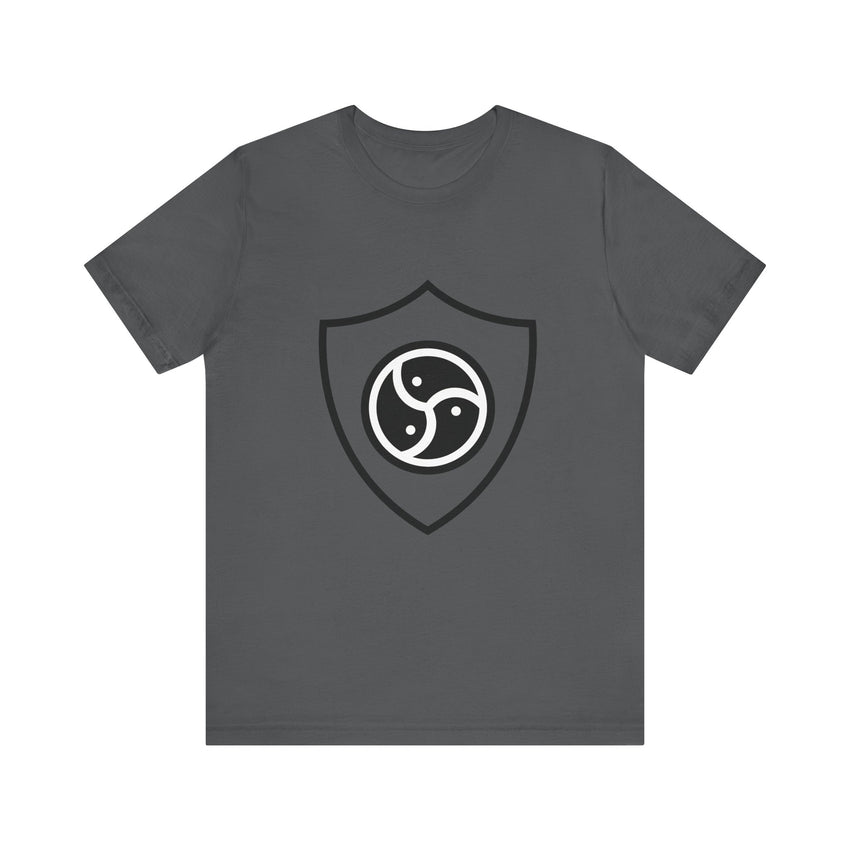 Dom Shield Unisex Tee - BDSM Lifestyle Dominant Symbol Shirt