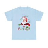 Santa Kinky Christmas T-shirt Sexy Cotton Tee