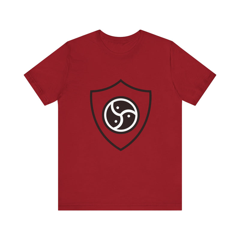Dom Shield Unisex Tee - BDSM Lifestyle Dominant Symbol Shirt