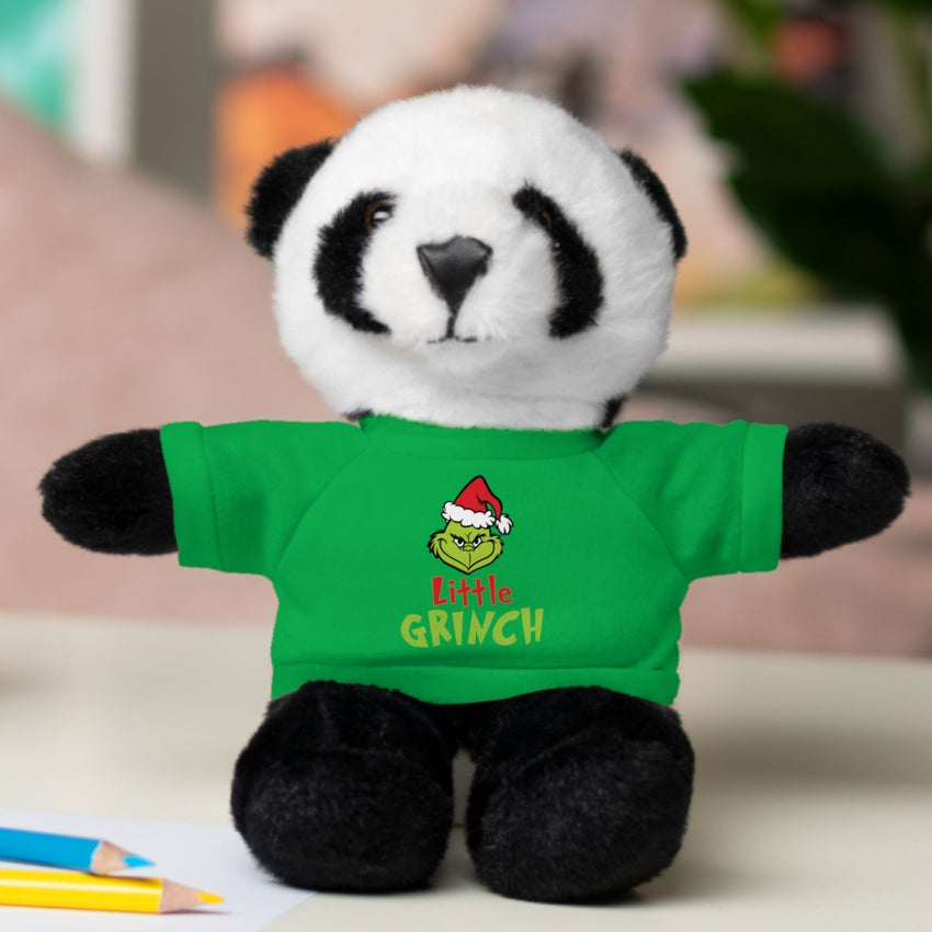 ittle Grinch Christmas Plushie – Stuffed Animal with T-Shirt