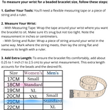 a poster with instructions for how to measure your wrist