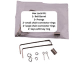 Hex Lock Locking Clasp Submissive Collar Lock Kit
