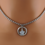 Witchy Submissive Day Collar – Aquamarine Star