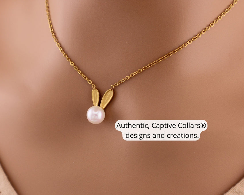 Bunny Pearl Necklace