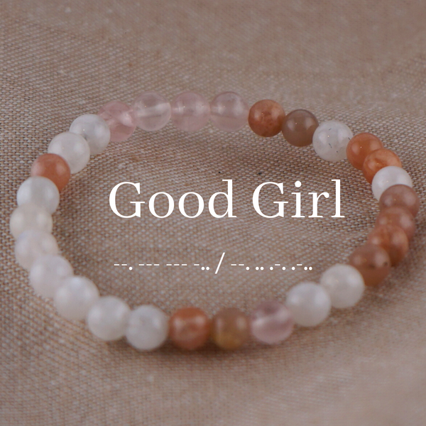 Good Girl Morse Code Bracelet