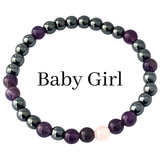 Morse Code Bracelet Set, Mommy, Baby Girl, Good Boy and More