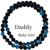 Morse Code Bracelet Set | Daddy & Baby Girl Limited Edition