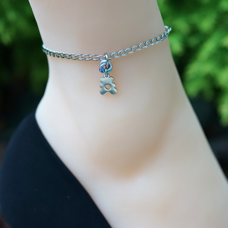 Bear Anklet Lovers O Ring