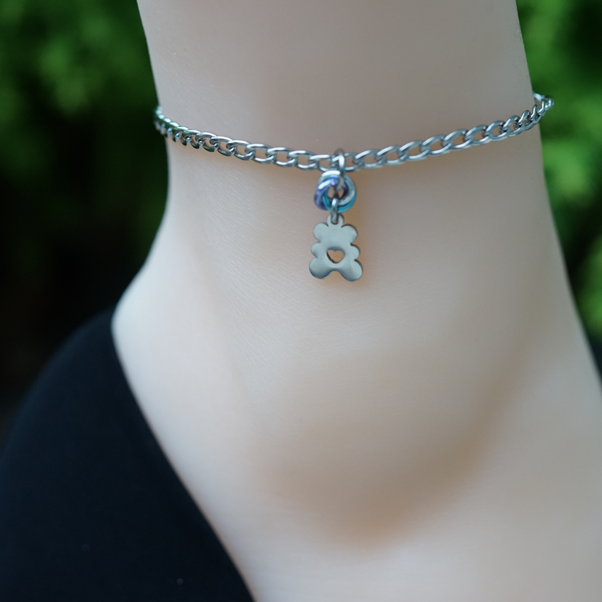 Bear Anklet Lovers O Ring