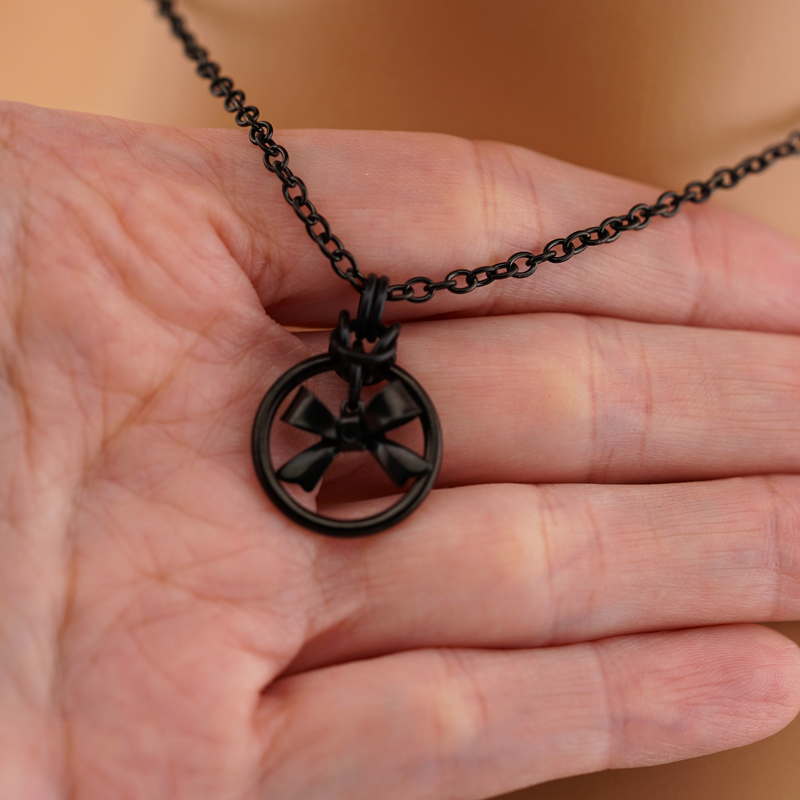 Bow O-Ring Necklace • DDlg Good Girl Collar