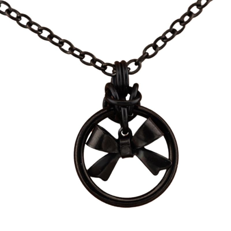 Bow O-Ring Necklace • DDlg Good Girl Collar