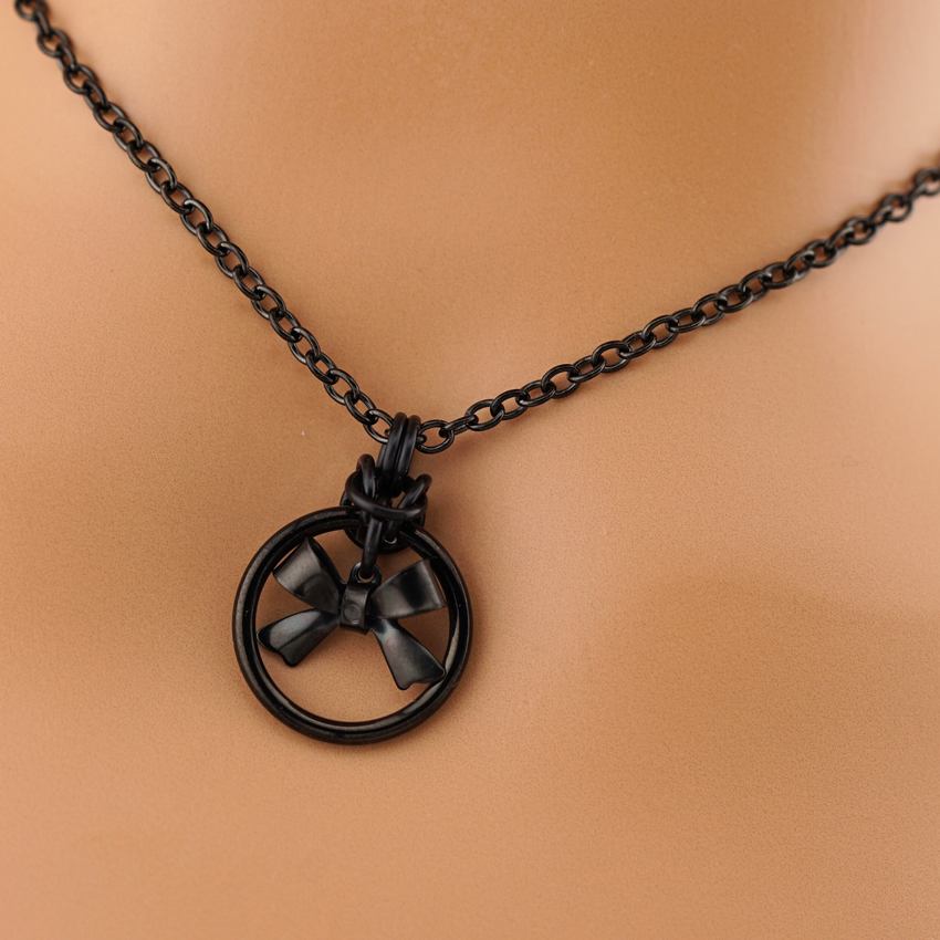 Bow O-Ring Necklace • DDlg Good Girl Collar