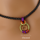 Halloween Kitten Morse Code Day Collar