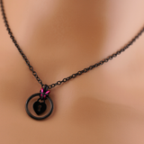 Submissive Day Collar – Custom Heart Lock Necklace