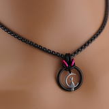 Kitten Moon Day Collar – Submissive / Witchy BDSM O-Ring Necklace