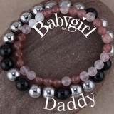 Babygirl and Daddy Morse Code Bracelet