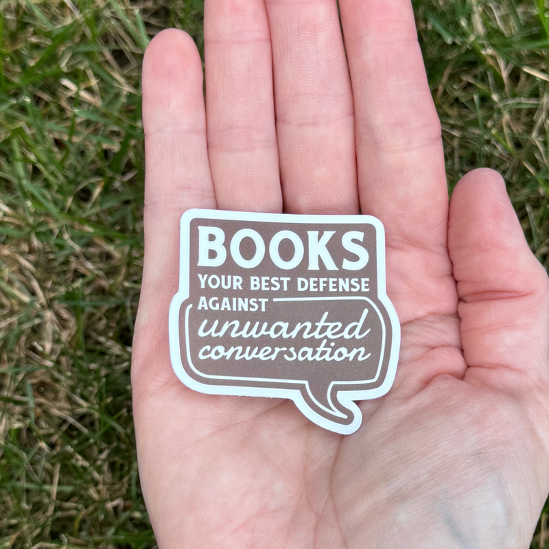 Funny Book Sticker