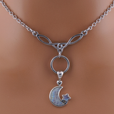 Celtic Moonstone Witchy Day Collar