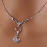 Celtic Moonstone Witchy Day Collar