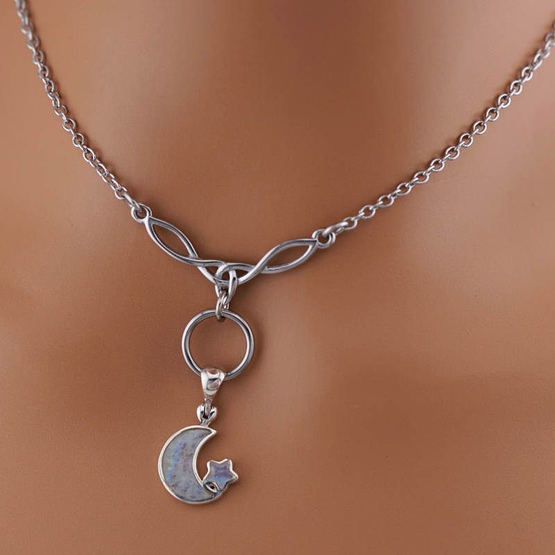 Celtic Moonstone Witchy Day Collar