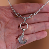 Celtic Moonstone Witchy Day Collar