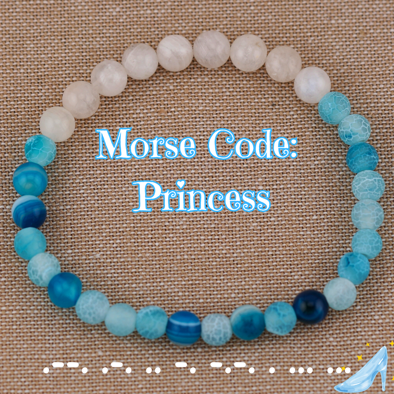 Princess Morse Code Bracelet