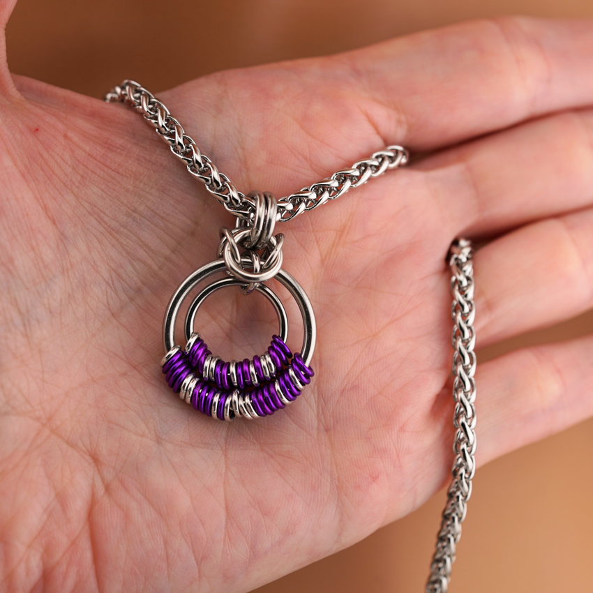 Custom Two-Word Morse Code O-Ring Day Collar