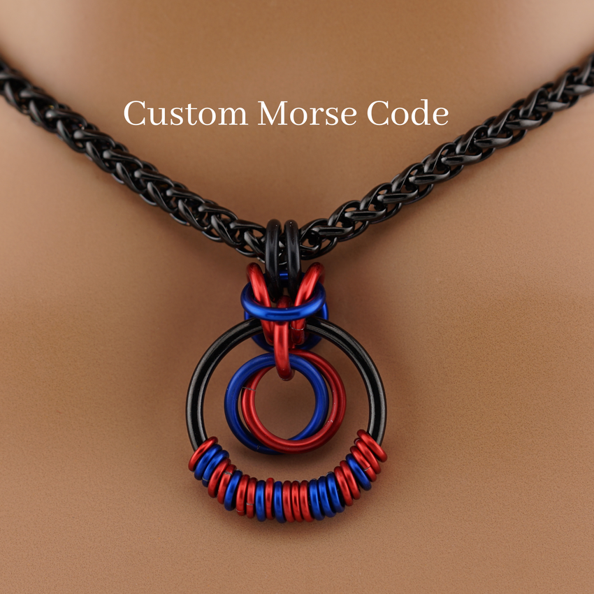 Black Morse Code w/ Custom O Rings