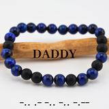 Daddy Morse Code Bracelet