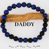 Daddy Morse Code Bracelet