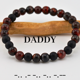 Daddy Morse Code Bracelet