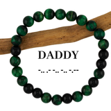 Daddy Morse Code Bracelet