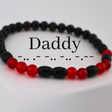 Bracelet Morse Code Word Daddy