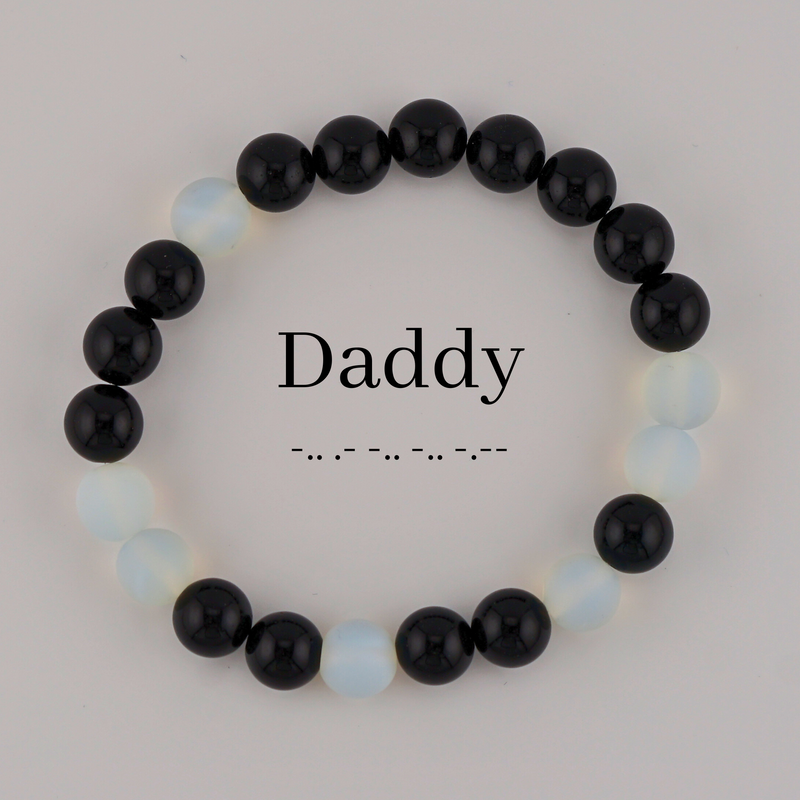 Daddy Morse Code Bracelet