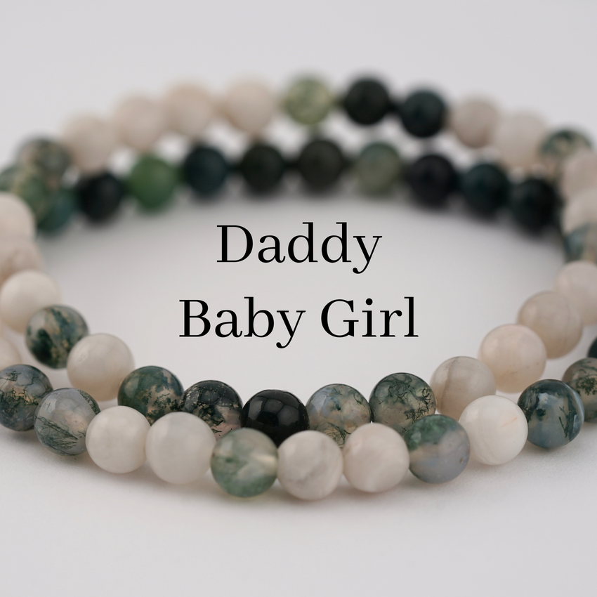 Morse Code Bracelet Daddy and Baby Girl