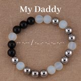 My Daddy Morse Code Bracelet