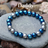 Daddy Morse Code Bracelet