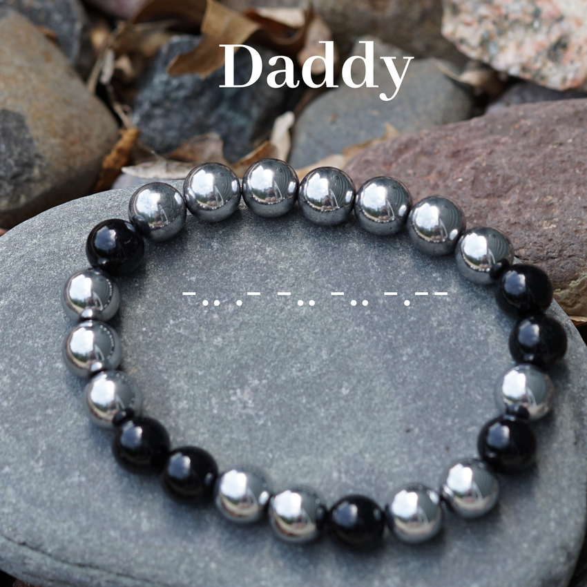 Good Girl, Daddy Bracelet Morse Code