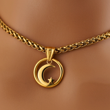 Gold Moon Star O-Ring Day Collar