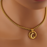 Gold Moon Star O-Ring Day Collar